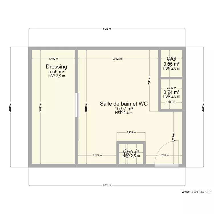 GUICHARD - COURLAOUX. Plan de 