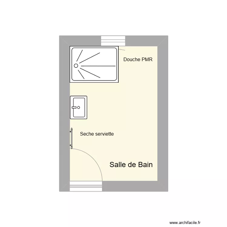 CATHALAU / BELLOTI. Plan de 2 Pièces et 14 m²