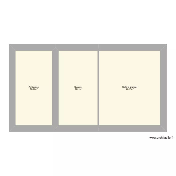 Ar Cuisine Cuisine Salle &agrave; manger. Plan de 