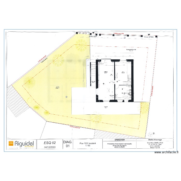 KARNAG RDC. Plan de 0 pièce et 0 m2