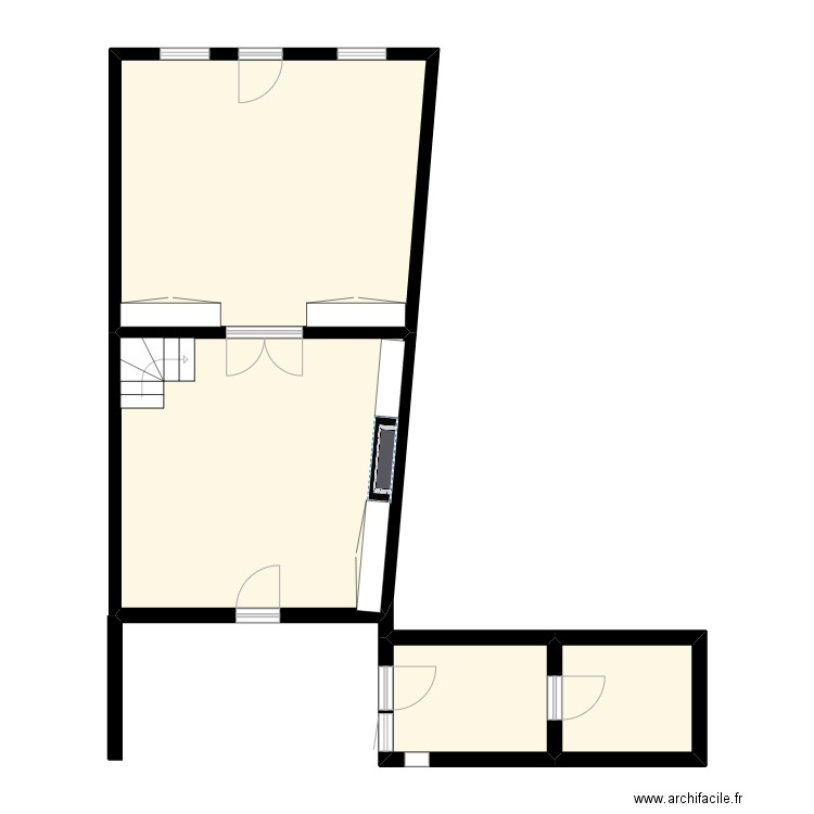 FAGET. Plan de 4 pièces et 63 m2