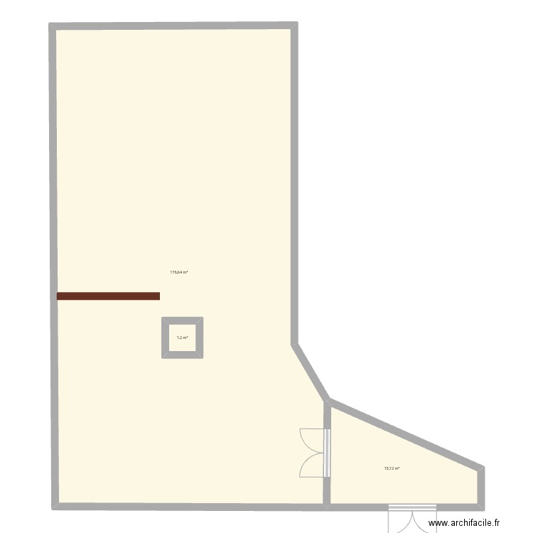 Bonapphache. Plan de 3 pièces et 196 m2