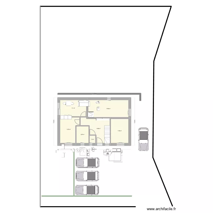 24-11 en longueur std gauche. Plan de 