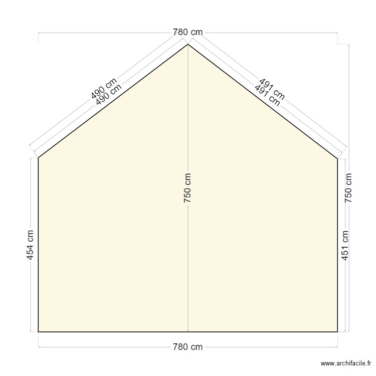PLAN DE COUPE NORD. Plan de 0 pièce et 0 m2