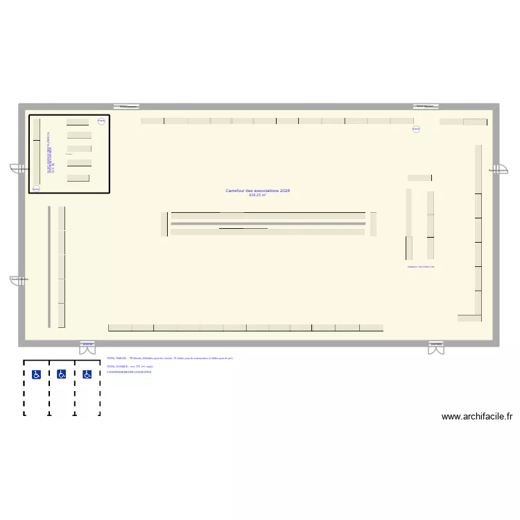 PLAN CARREFOUR DES ASSOCIATIONS 2026 NOMINOE. Plan de 