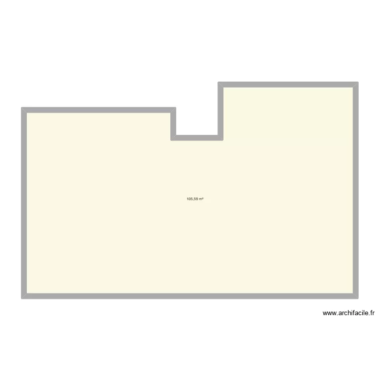 Maison 2 st medard v1. Plan de 1  et 106 m²