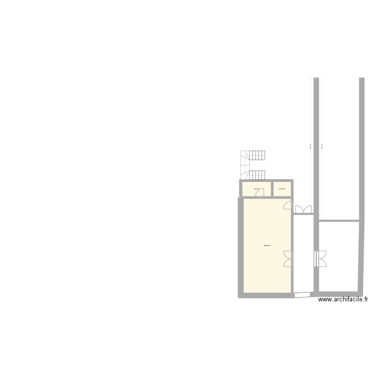 rieumes rdc2. Plan de 0 pièce et 0 m2