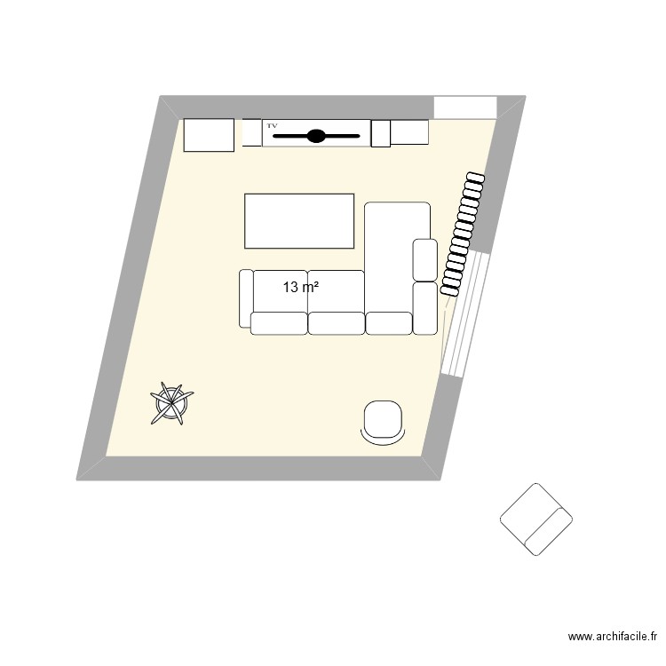 salon2. Plan de 0 pièce et 0 m2