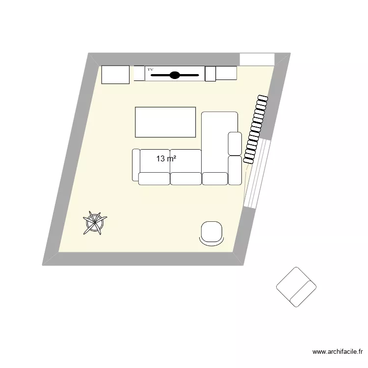 salon2. Plan de 