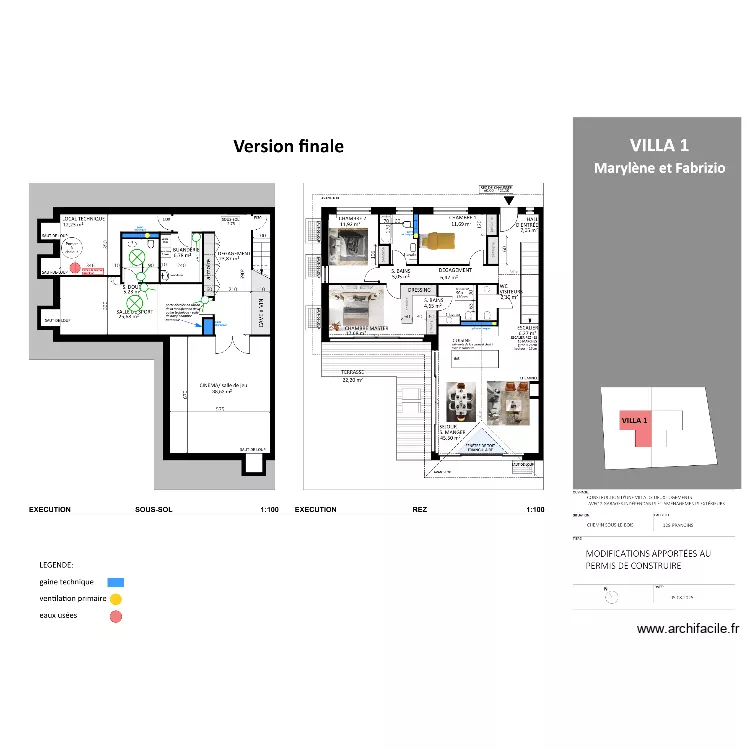 Maryl&eacute;ne. Plan de 