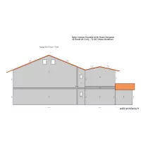 PLAN FACADE NORD - PROJET