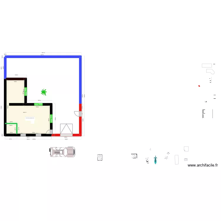 maroc 2. Plan de 1 pièce et 66 m² maroc 2. Plan de 1 pièce et 66 m²