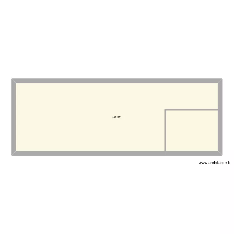 maison cornusson étage. Plan de 1 et 72 m² maison cornusson étage. Plan de 1 et 72 m²
