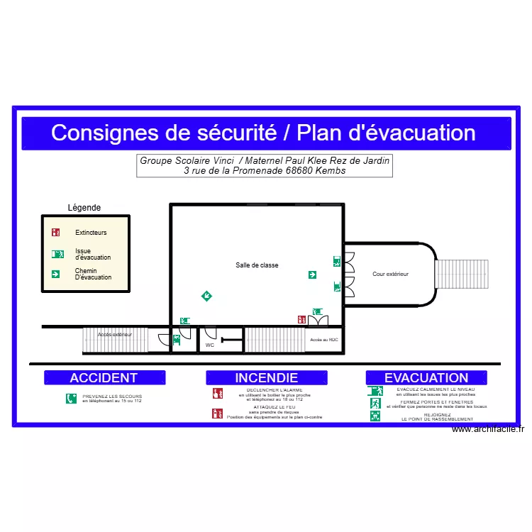 RDJ Paul Klee. Plan de 
