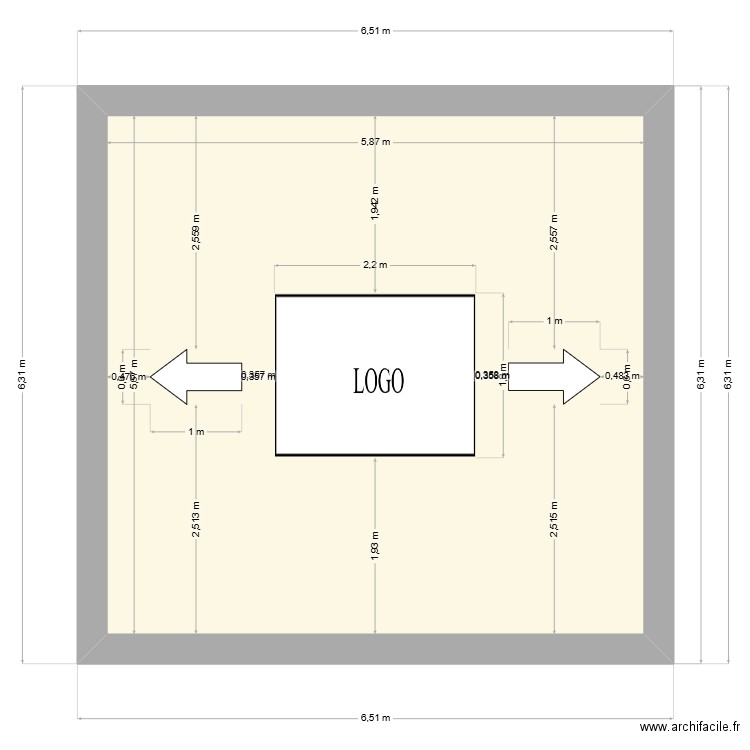GO PARK 2. Plan de 1 pièce et 33 m2