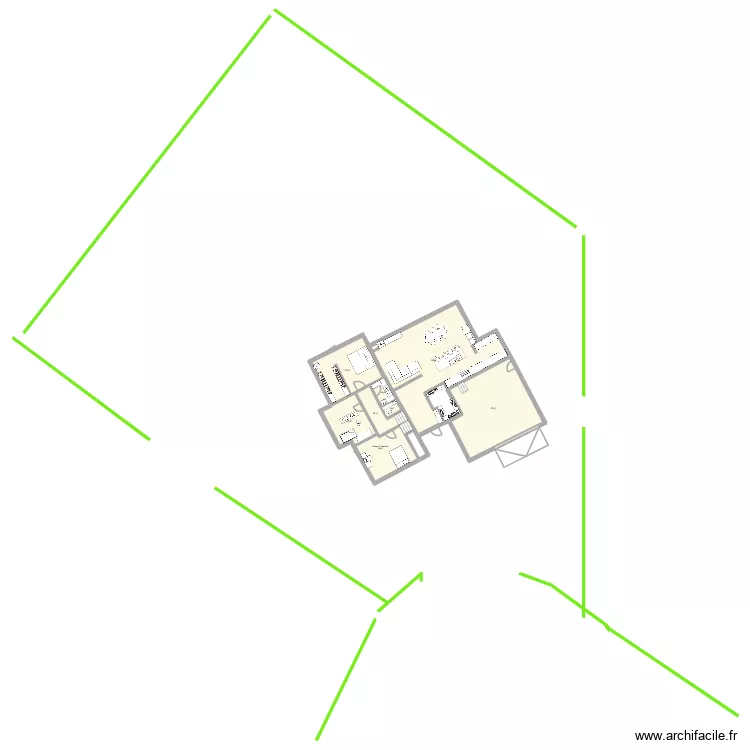 garage avant bon. Plan de 8  et 208 m²