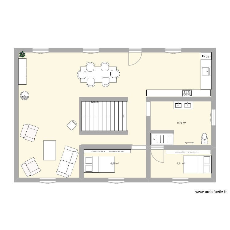 plan 1 etage. Plan de 0 pièce et 0 m2