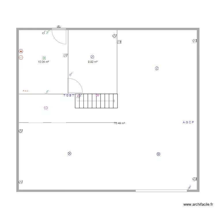 Burgard (Sous-Sol). Plan de 