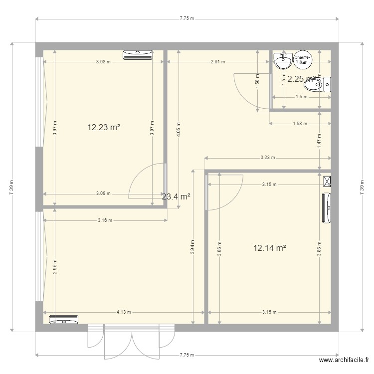 Bureau C6. Plan de 0 pièce et 0 m2