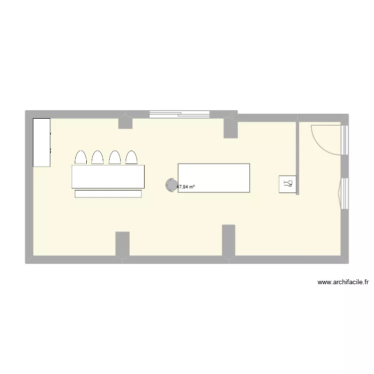 Cuisine. Plan de 0 pièce et 0 m2
