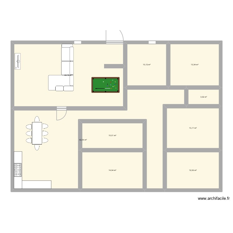 plan 0.1. Plan de 0 pièce et 0 m2