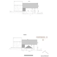 Fa&ccedil;ade Sud Ouest auvent
