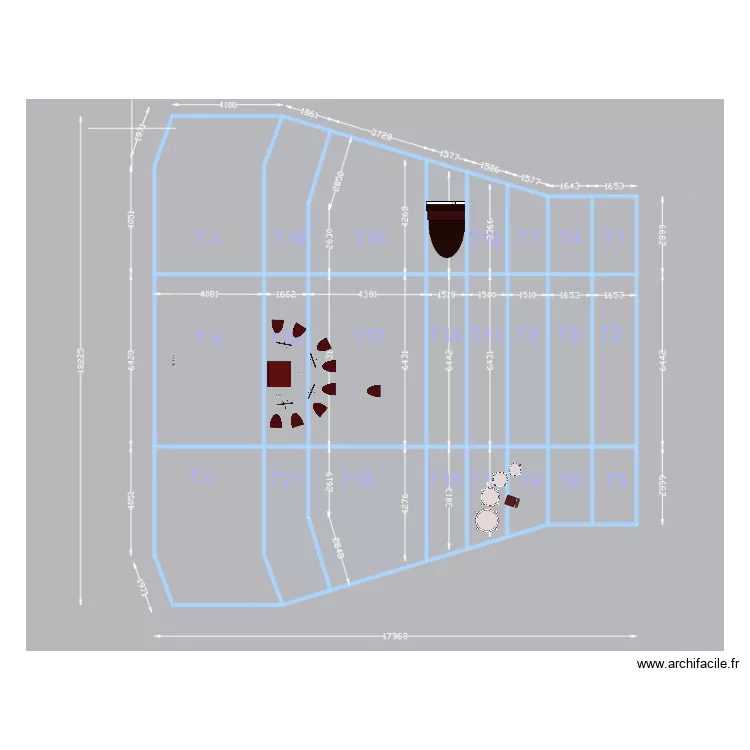 Plateau Symphonique. Plan de 