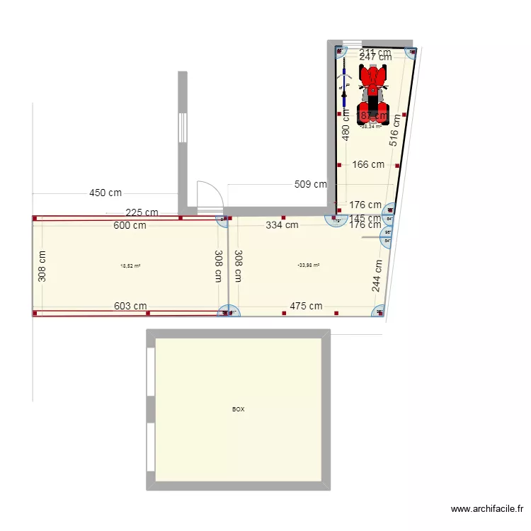 CAR PORT 1 - CAR PORT 2 - 3  Vue plan 600x300 V3. Plan de 