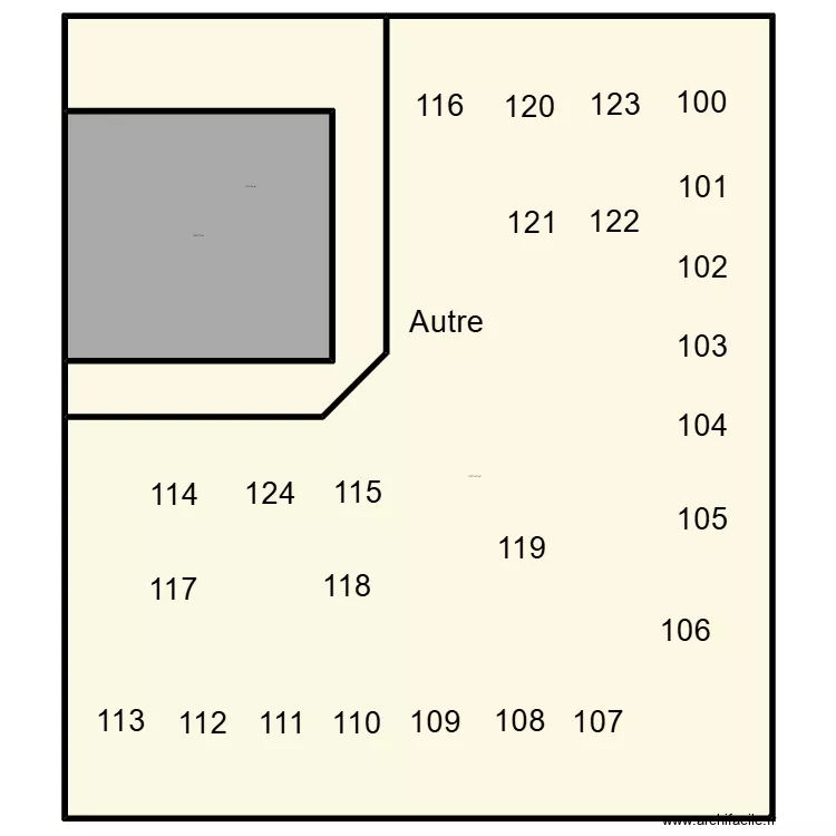 St-Tite Presbyt&egrave;re 2024. Plan de 