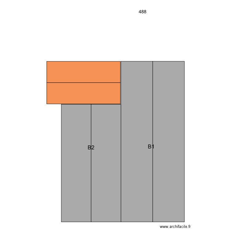 Toiture Bureaux. Plan de 0 pièce et 0 m2