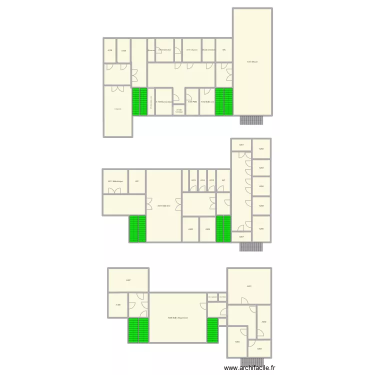 ICL DIFFERT b&acirc;t A. Plan de 