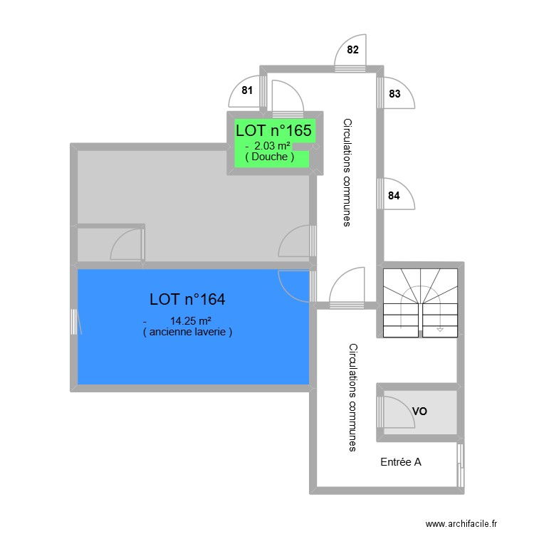 ginoux. Plan de 8 pièces et 51 m2
