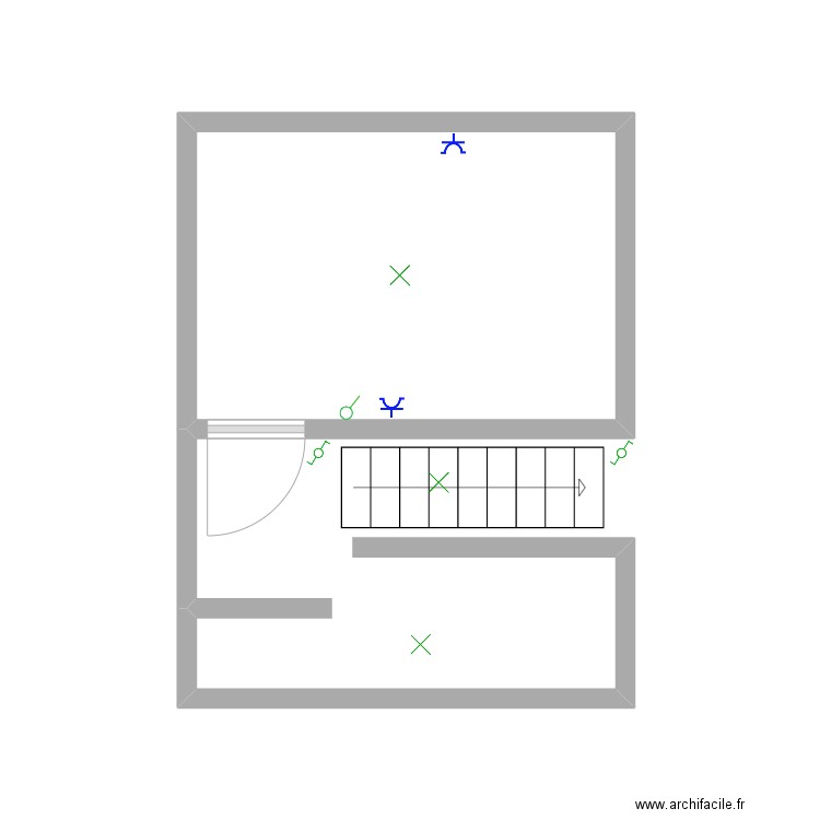 monish kumar. Plan de 1 pièce et 8 m2