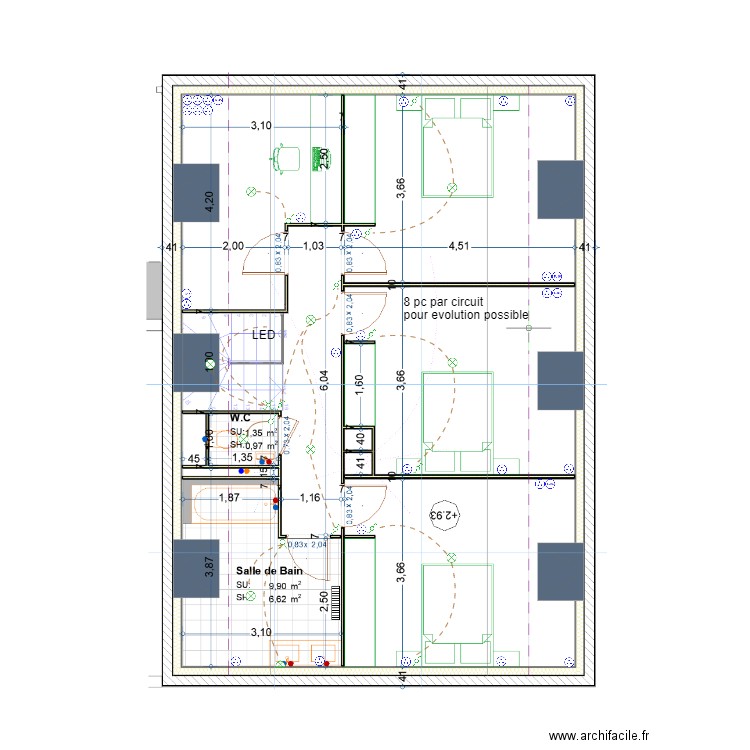 falhon 1er. Plan de 0 pièce et 0 m2