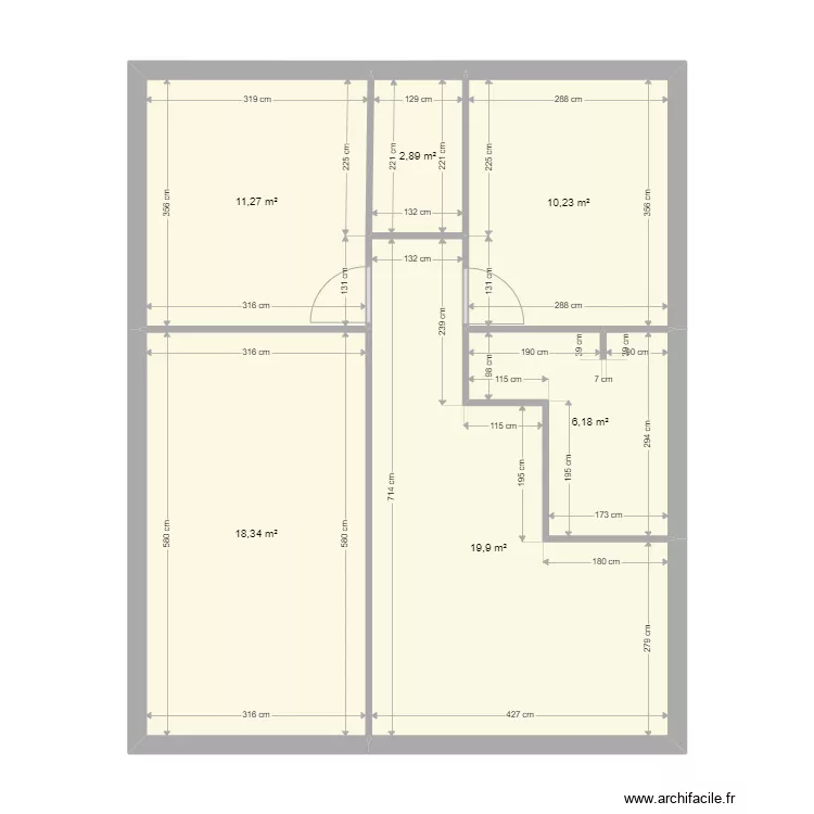 Heilonie. Plan de 6 et 69 m² Heilonie. Plan de 6 et 69 m²