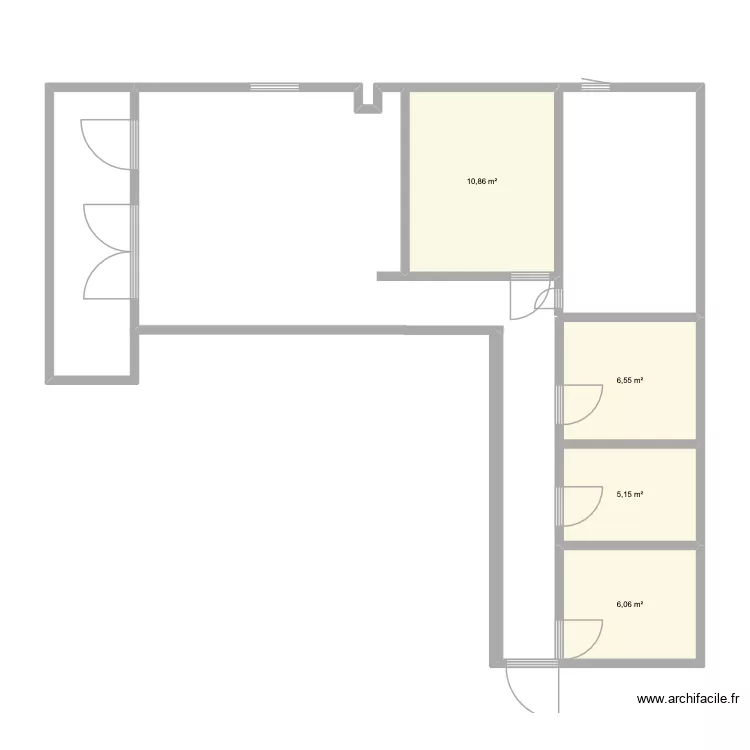 cassis. Plan de 4  et 29 m²