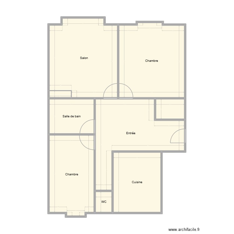 Ste-Croix - Roy. Plan de 9 pièces et 76 m2