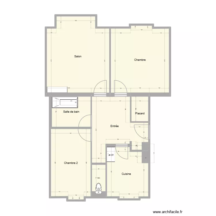Ste-Croix - Roy. Plan de 