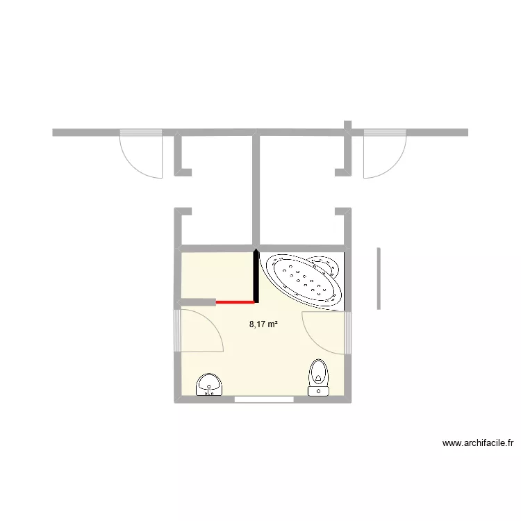 salle de bain  aaa. Plan de 