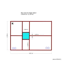 mur nord 1er  &eacute;tage  &eacute;lectricit&eacute;