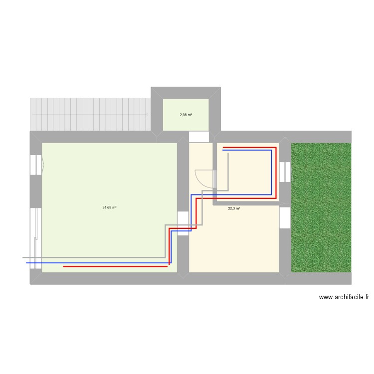plan sdb . Plan de 0 pièce et 0 m2