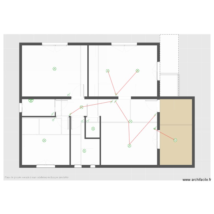 N+1. Plan de 0 pièce et 0 m2