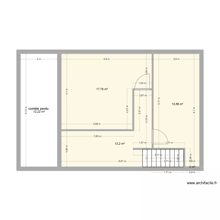 Seb villette sur ain. Plan de 5  et 57 m²