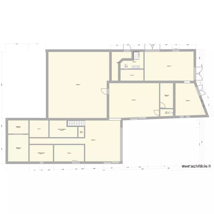 plan 2. Plan de 17 Pièces et 314 m² plan 2. Plan de 17 Pièces et 314 m²