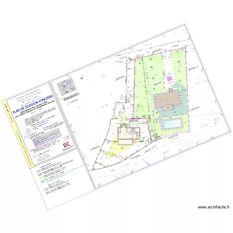 Mougins 6. Plan de 12  et 206 m²