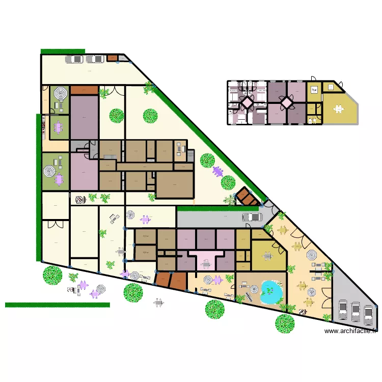 PROLONGEMENT APPARTS MAISOB 2207. Plan de 