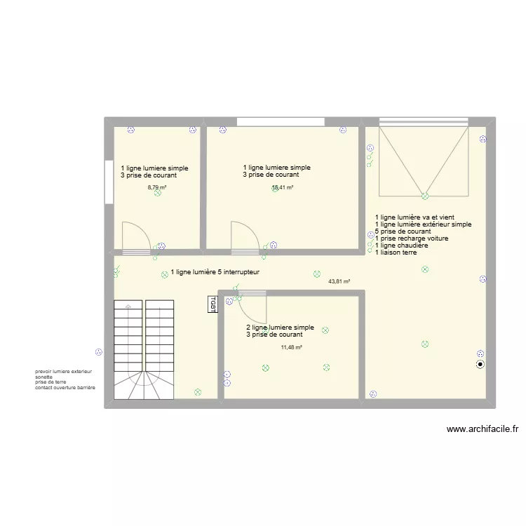 cave PIERRE. Plan de 