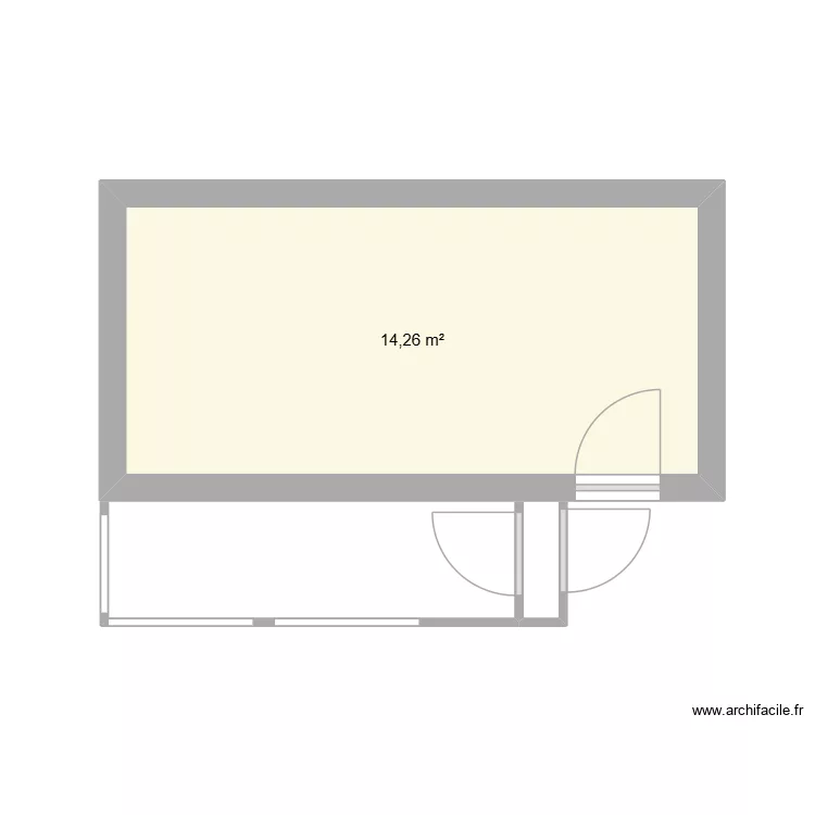 voliere 2. Plan de 1 et 14 m² voliere 2. Plan de 1 et 14 m²