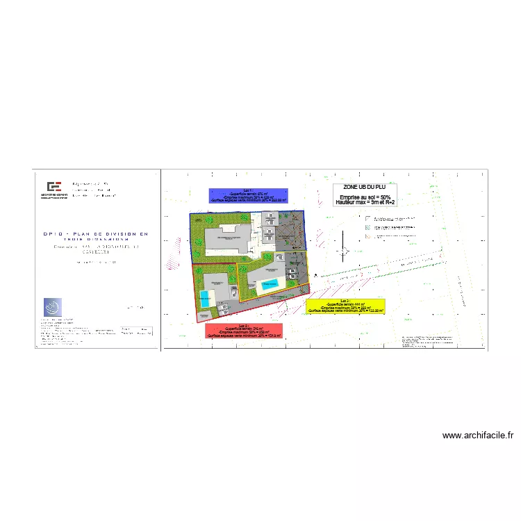 Lou Gat faisabilité 2. Plan de Lou Gat faisabilité 2. Plan de