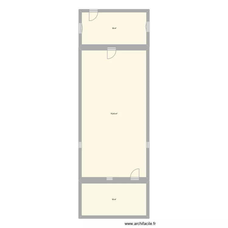 cyril. Plan de 3  et 106 m²